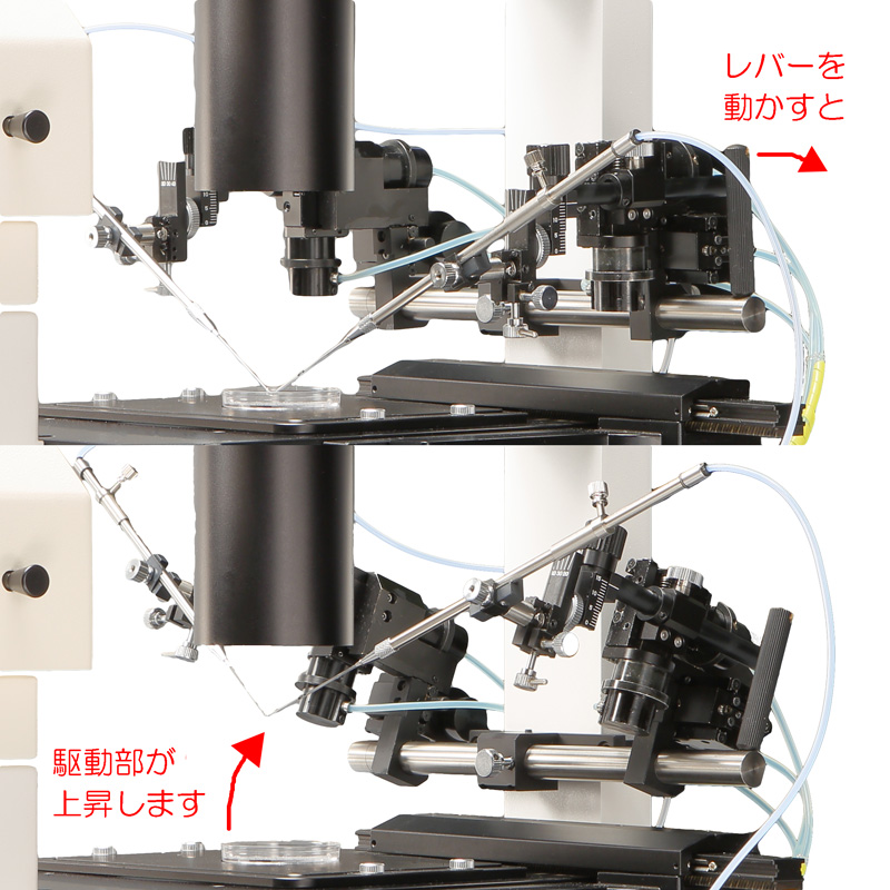 倒立顕微鏡+インジェクションシステムセット TC5200L/SIS-4M | メイジ